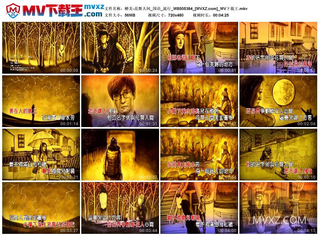 醉美-花舞人间_国语_流行_MB505384